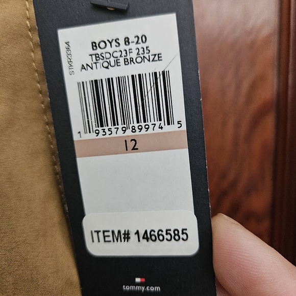 Tommy Hilfiger boy's chino cargo shorts - new with tags - Picture 4 of 6